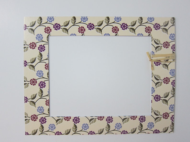 Purple Mattes Flower Frame Matte Purple Flower Decor 8x10 Flower Matte Matte with Flowers 11x14 Flower Matte Floral Matte