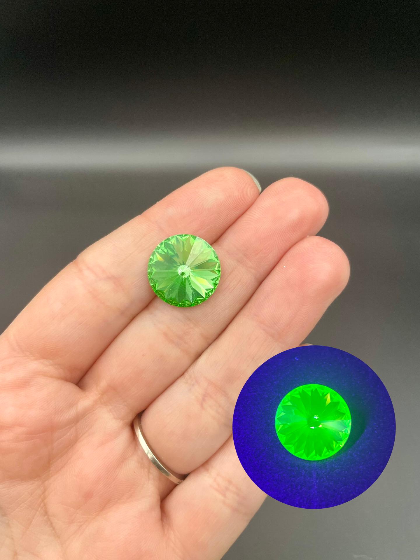 Vintage Swarovski Rivoli Peridot - Etsy