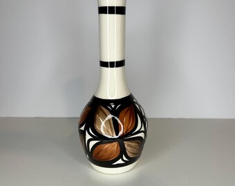 Vintage Pohaku Klins type hand painted Hawaii vase