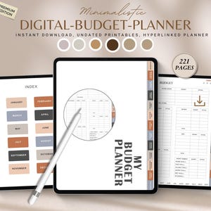 Digital Budget Planner, Finance Tracker, Expense Manager (Instant Access Link)