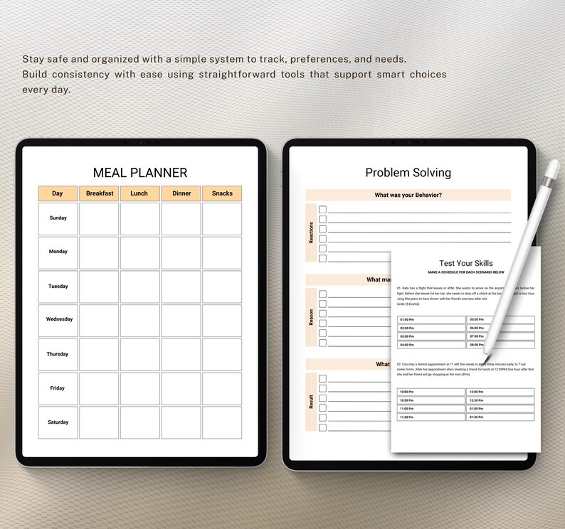 Problem Solving Workbook Printable, Critical Thinking Exercises, Brain ...