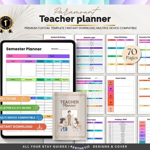 Agenda per insegnanti, organizzatore di classe, strumento digitale per il monitoraggio delle lezioni e dei progressi.