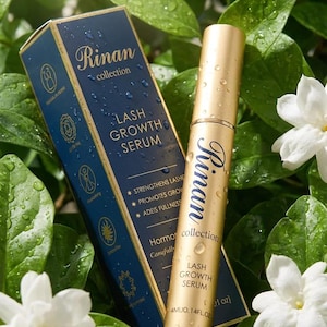 rinan collection lash serum natural eyelash enhancer fuller longer lashes