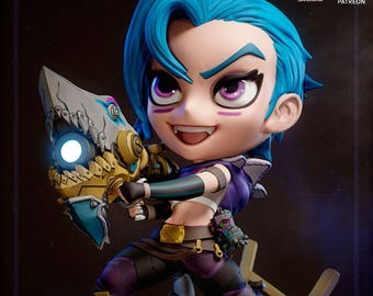 スタチュー 3D STL カオティック・ブロッサム・ジンクス — KC Studio × ちびシリーズ アートコレクティブル