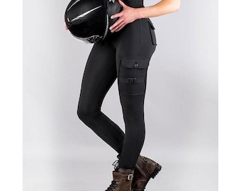 Waterdichte motorcargolegging dames – Beschermende motorbroek CE-niveau 2
