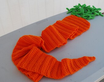 Crocheted Carrot scarf