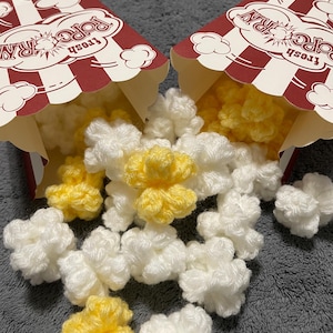 Crocheted Buttered Popcorn