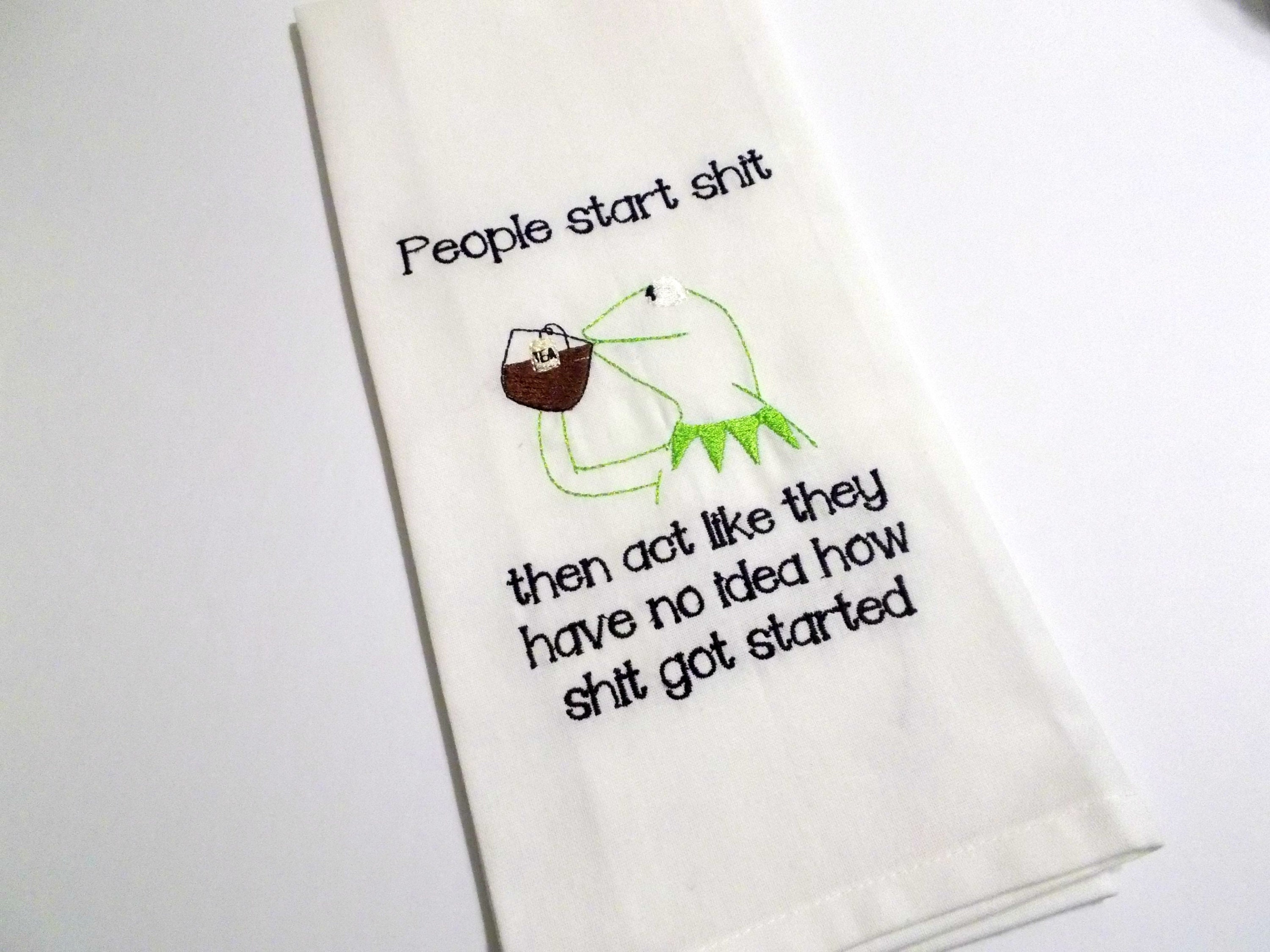 Smartass & Sass - I Tried to Stop Swearing Towel 