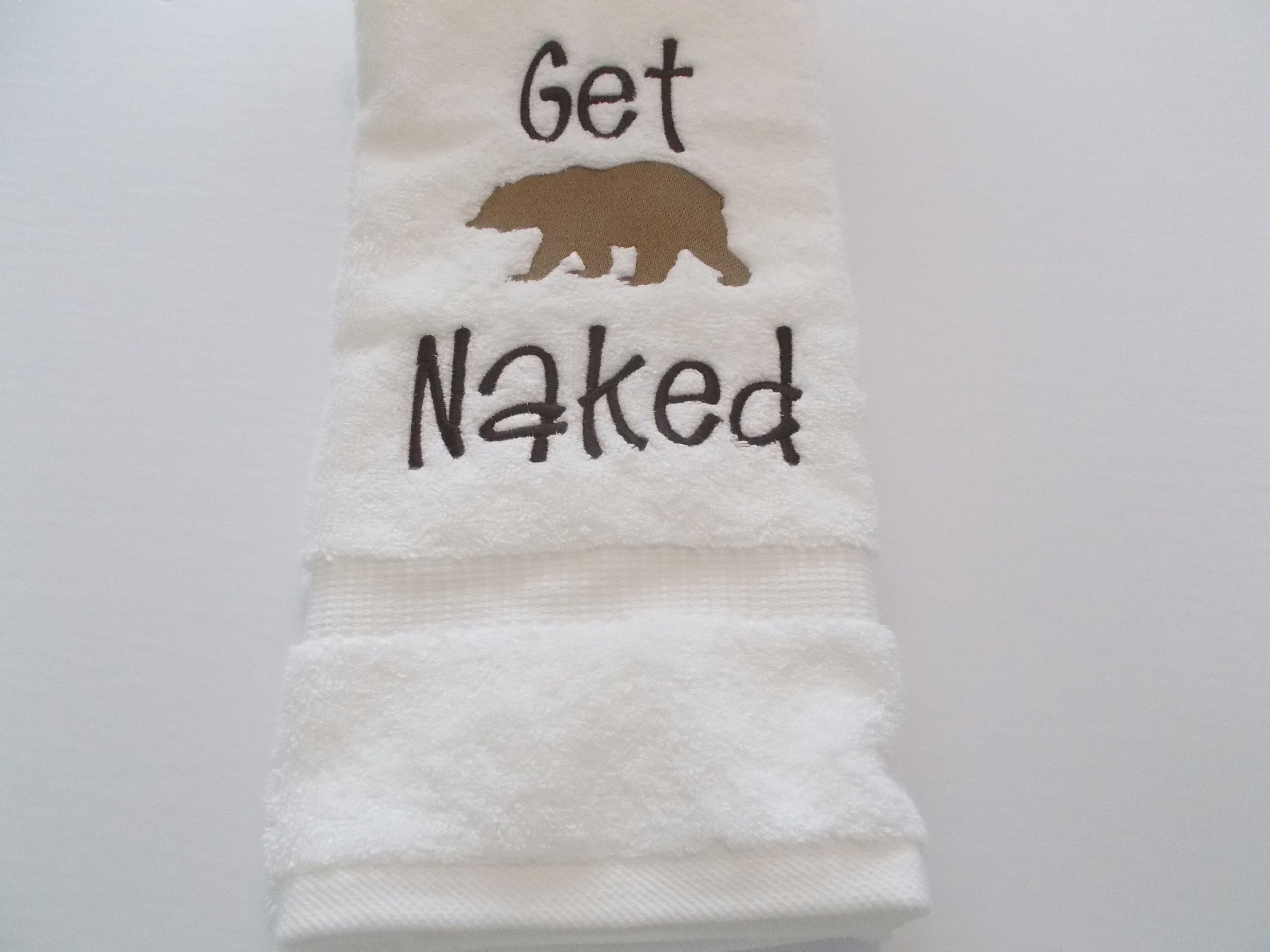 Black Bear Hand Towel - Because Tees