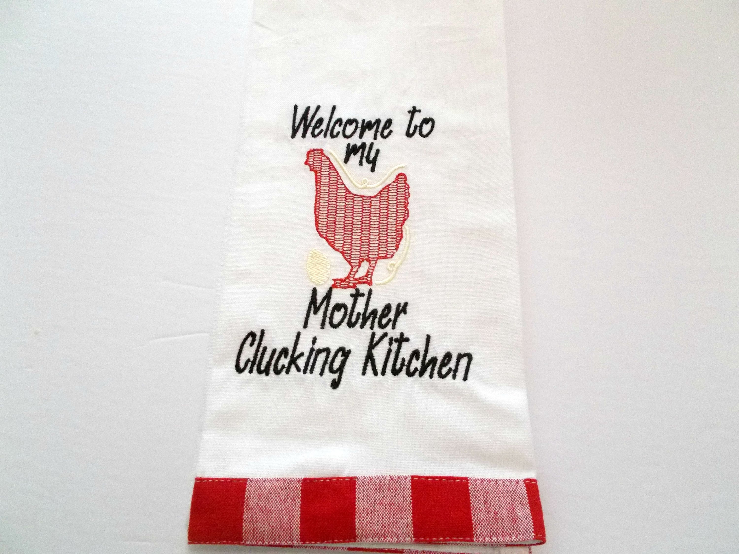 DIY Funny Kitchen Towels - Burton Avenue