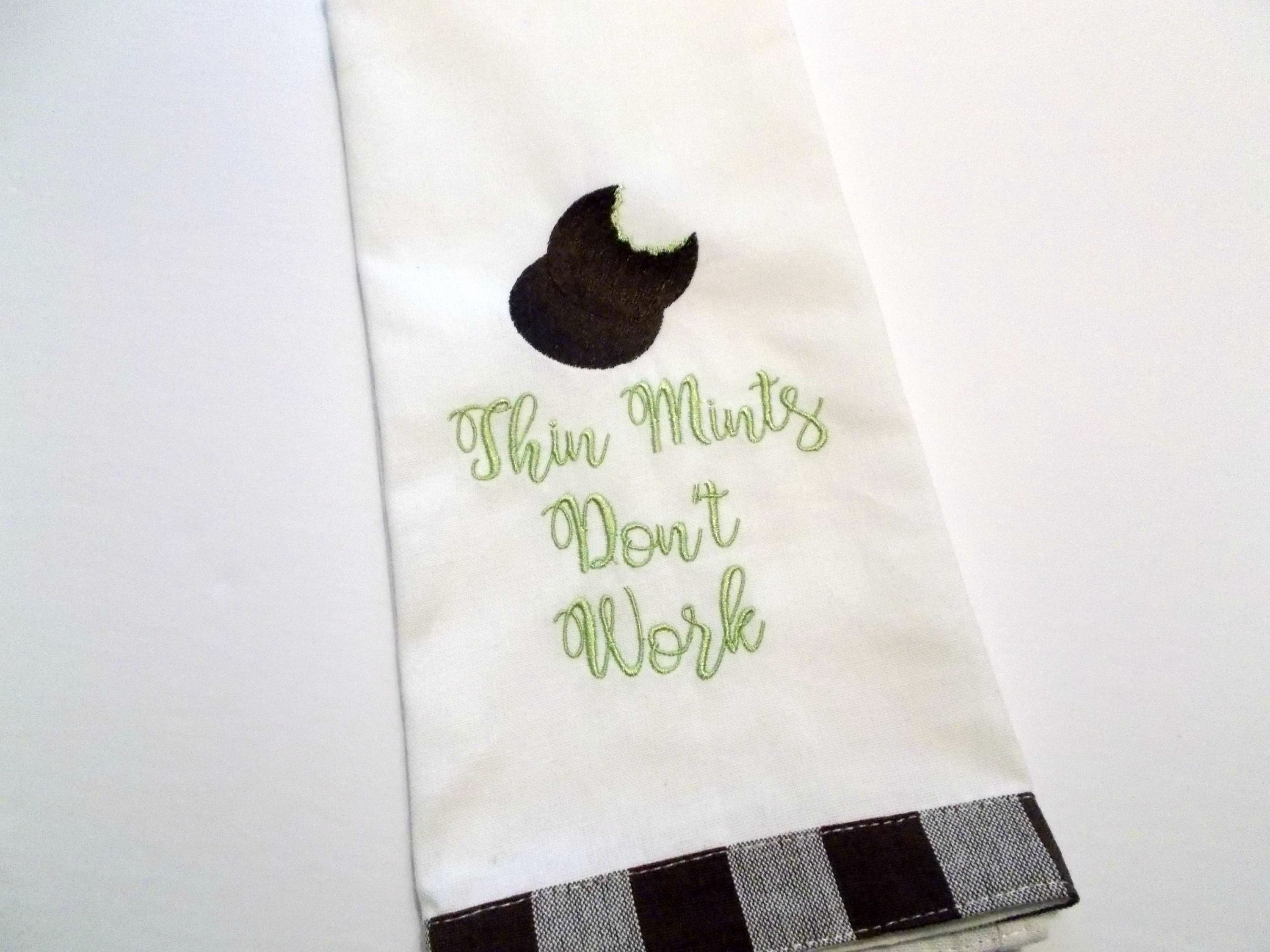 Thin Mints - Cookie quote - Diet Humor –1 5 dollar gift - Kitchen