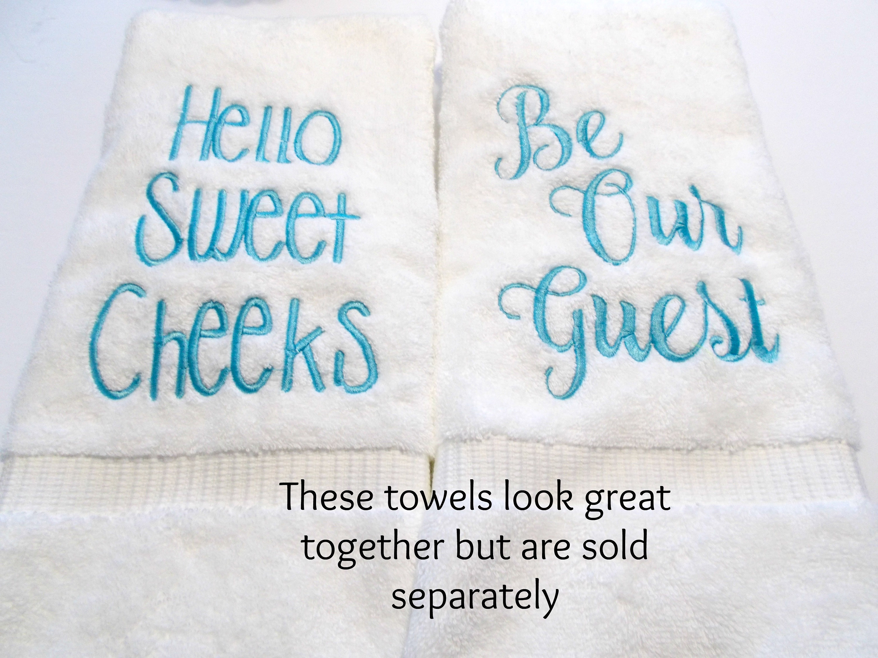 Be Our Guest - bathroom hand towel - Hand Towel - Bathroom