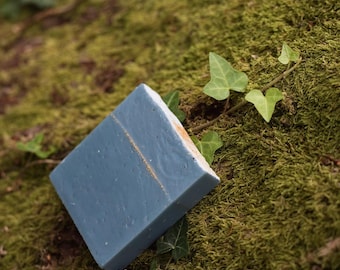 Savon Energétique Artisanal Eucalyptus Elémi, Savon Exfoliant Fait Main France Chakra Gorge