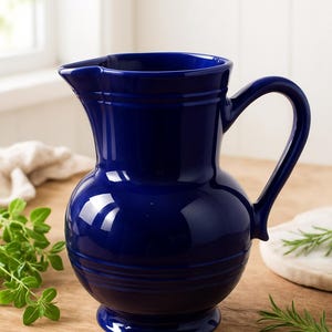 Emile Henry Pitcher French - Etsy