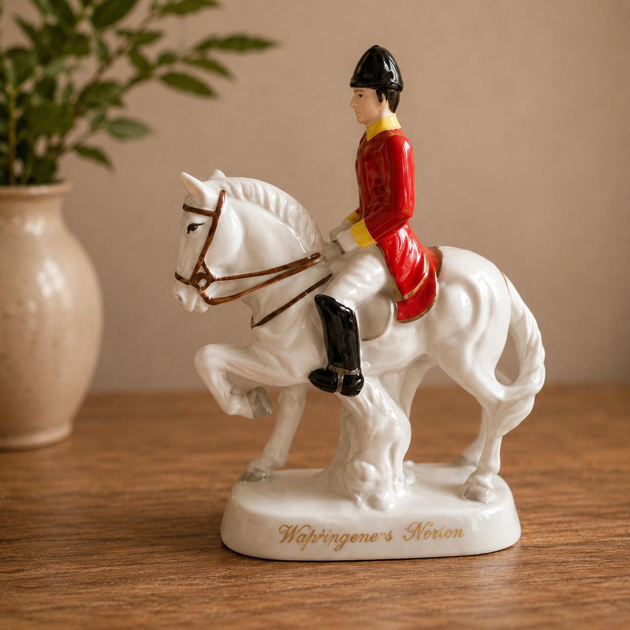 Porcelain Horse and Rider - Etsy