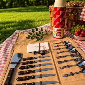Vintage Thermos Picnic Set - Etsy