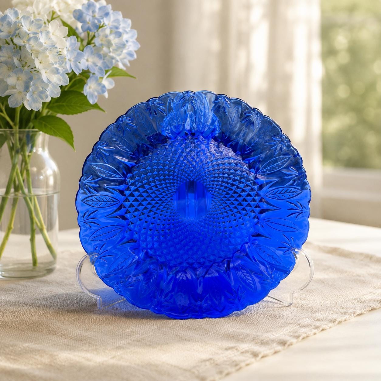 Arcoroc blue glass - Etsy 日本