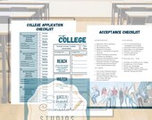 College Application Checklist, College Tracker, Match and Reach List