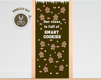 GINGERBREAD COOKIES - Precut Door Decoration, Classroom, Bulletin Board Kit