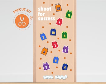 MARCH MADNESS - Basketball Precut Door Decoration, Classroom, Bulletin Board Kit