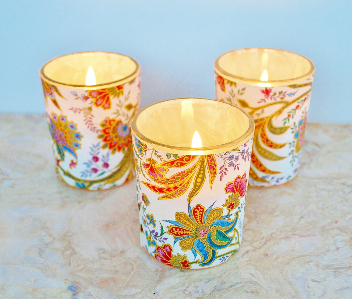 3 Candle Holders Lighting Florentine Votive by Etsy