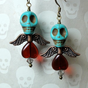 Dia de los Muertos Earrings - Calavera Earrings