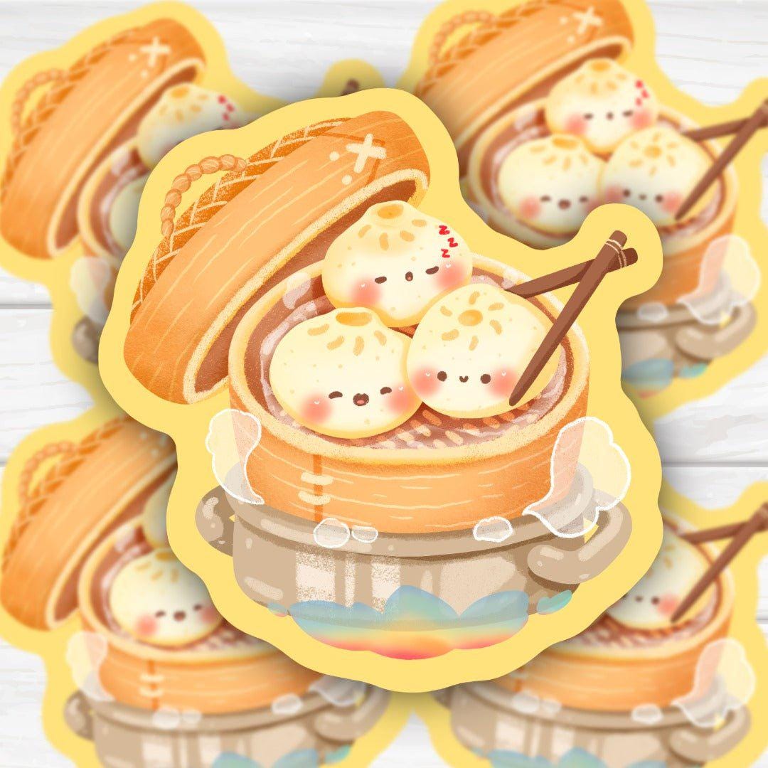 Adorable Dumplings Kawaii Sticker - Etsy