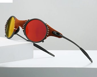 teampunk Polarized Sunglasses UV400 – Round Geometric Vintage Style Glasses for Men & Women