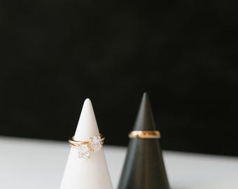 Handcrafted Ring Cone Holder | Minimalist Jewelry Display Stand