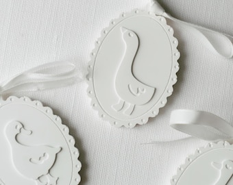 Silly Goose Pendants Set | Whimsical Handmade Jewelry Charms, Quirky Accessories