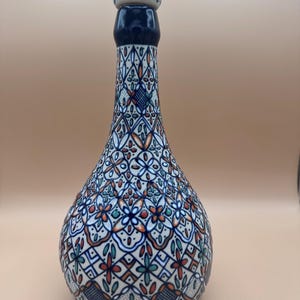 Veelkleurige talavera keramische karaf