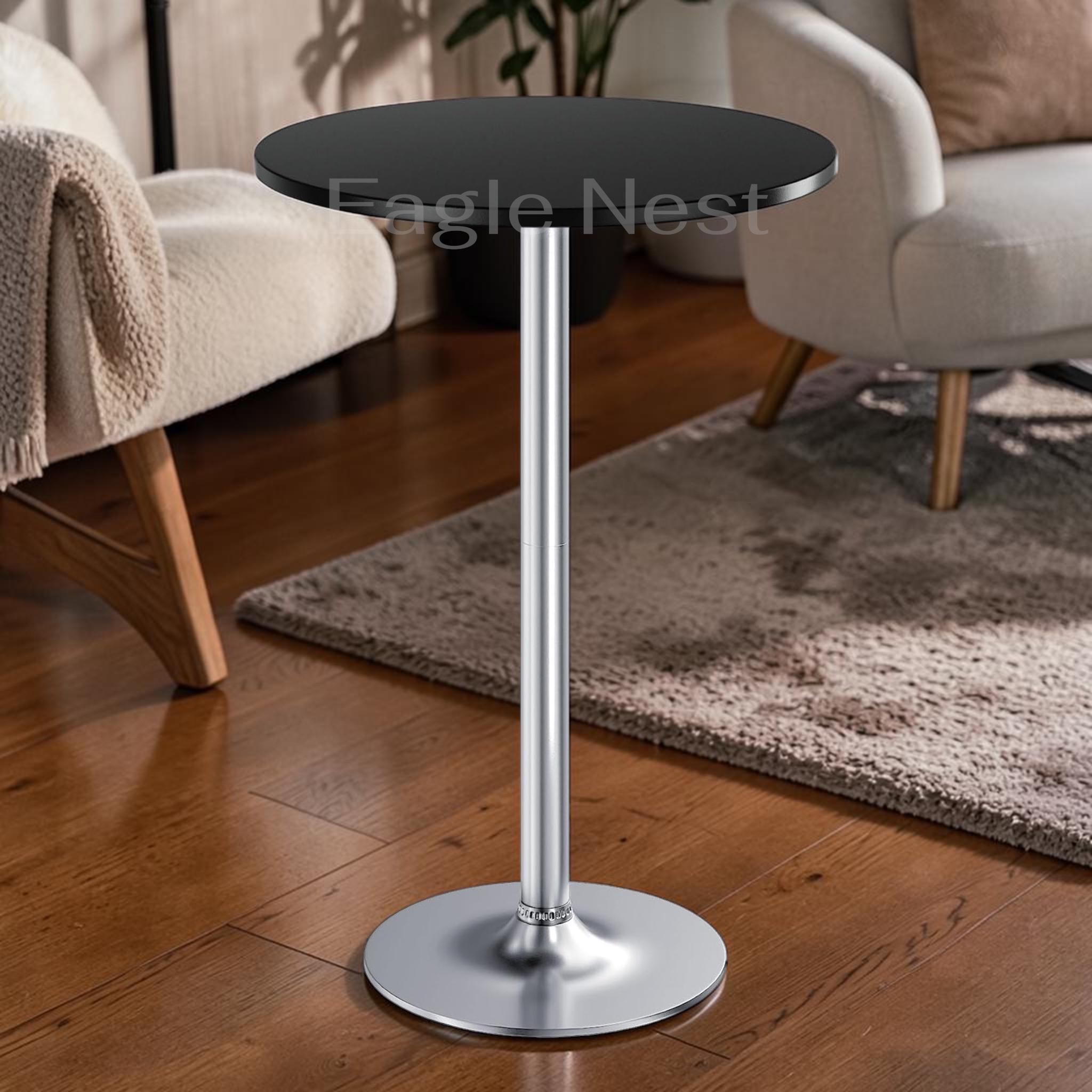 Rcr Table Round Bar Table, Bar Height Cocktail Table for Home Bar, Small Pub ...