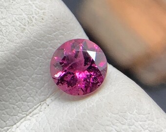 Natural Tourmaline Gem of the Rainbow Fire,Pink Color Loose Gemstone, Faceted Tourmaline, October Birthstone