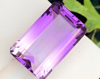 Natural Purple Amethyst Octagon Cut 16.45 Ct Loose Gemstone,