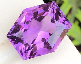 Natural 16.80 Ct Purple Amethyst Gemstone, Fancy Oval Cut, Loose Amethyst , February Birthstone