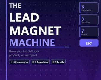 Lead Magnet Machine | Build an Email List for Consultants & Freelancers | List Building System | Instant Download