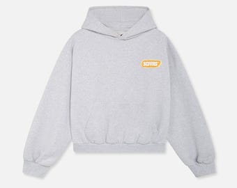 Sudadera con capucha gris claro Rabat
