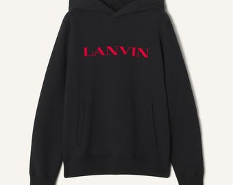 Sudadera con capucha de algodón bordada