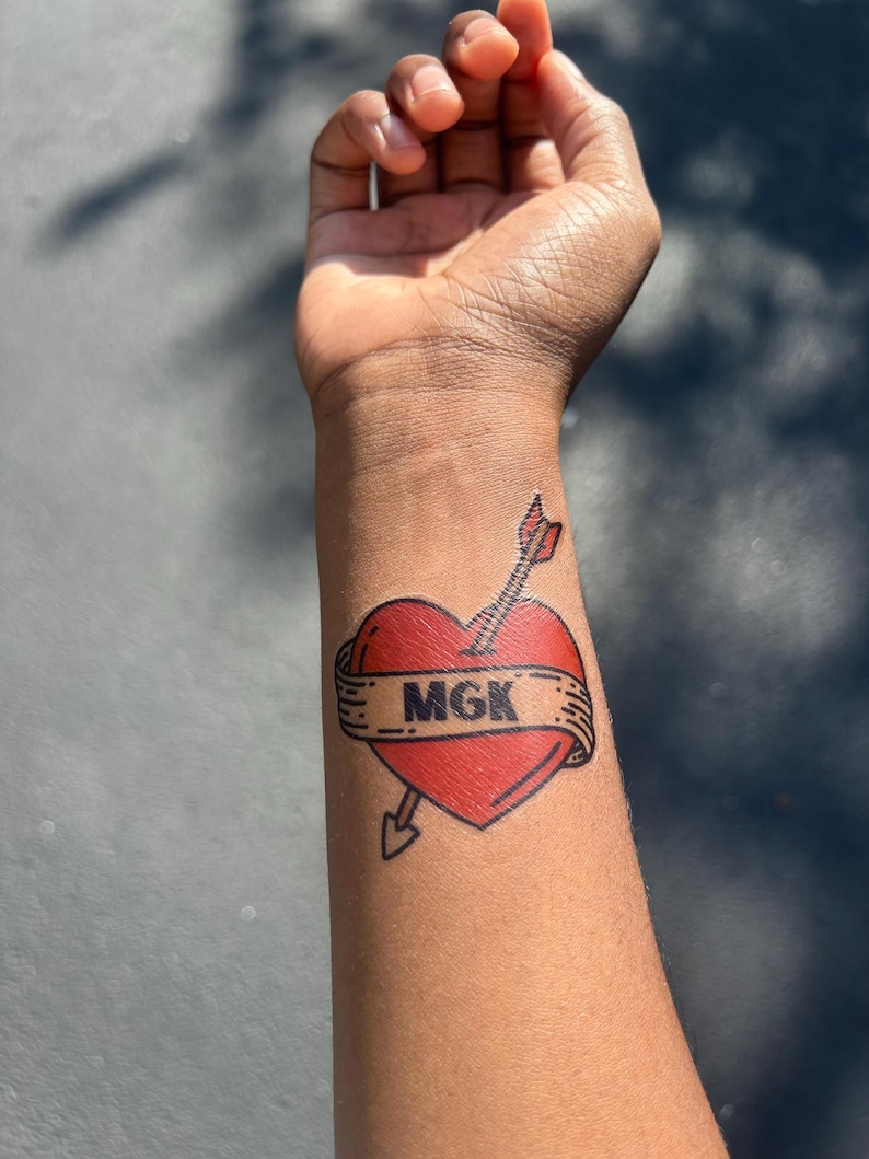 MGK Temporary Tattoos Concert Fan Gift Music Lover image 1