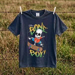 Vintage Bart Simpson Skeleton Gangway Png, Cool Cartoon Skateboard Graphic Tee Design Digital Download
