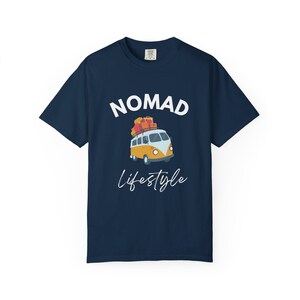 Nomad Lifestyle T-Shirt, Van Life Shirt, Travel Camper Tee, Digital Nomad Clothing, Adventure Shirt, Freedom Lifestyle image 9