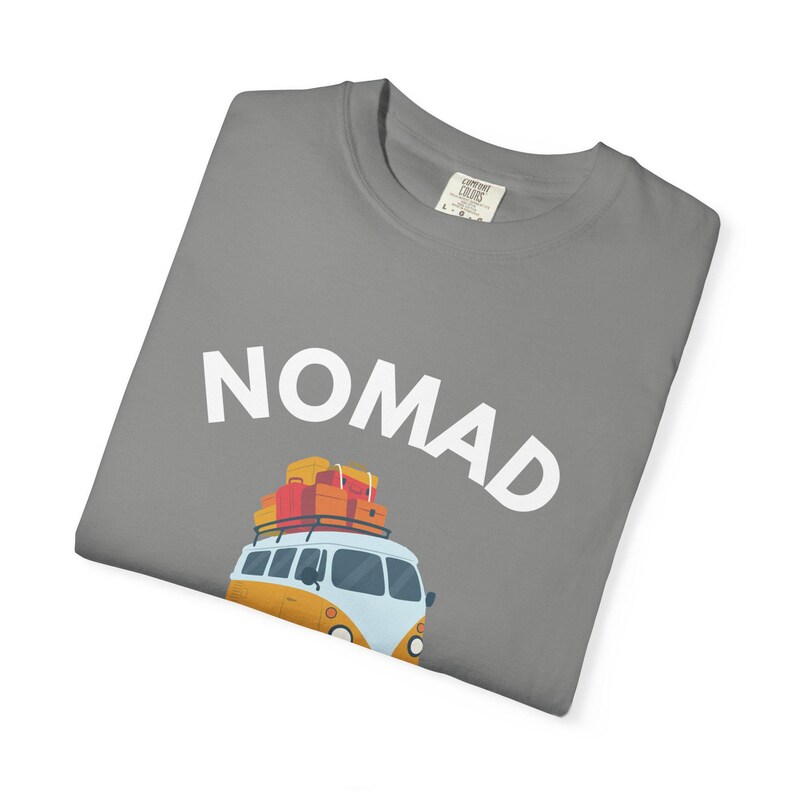 Nomad Lifestyle T-Shirt, Van Life Shirt, Travel Camper Tee, Digital Nomad Clothing, Adventure Shirt, Freedom Lifestyle image 6