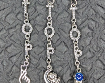 T.O.P Inspired Earrings Light stick/Bag Charm