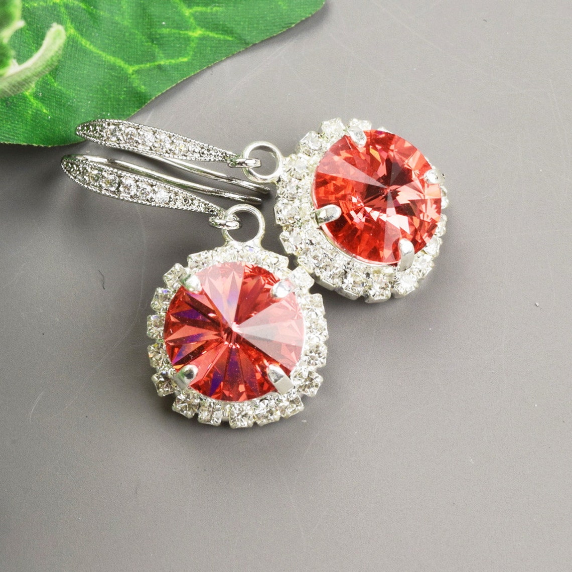Swarovski coral necklace Clearance