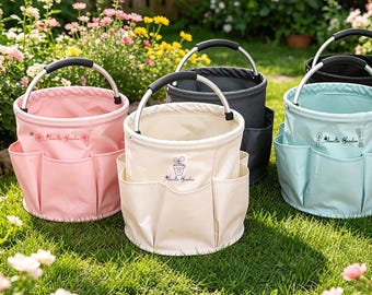 Bolsa de herramientas de jardín bordada personalizada, bolsa de jardín a medida, regalo para el Día del Padre, regalo de jardinería para papá, mamá, abuela.
