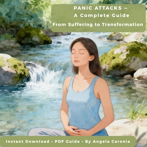 Guida al sollievo dagli attacchi di panico in PDF – Dal panico alla tranquillità, tecniche di respirazione, aiuto per l'ansia, manuale di strumenti naturali