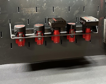 Milwaukee 5x12v Battery Mount - Harbor Freight Icon, US General & Snap On