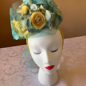 Teal and Gold Fascinators - Etsy display picture 3