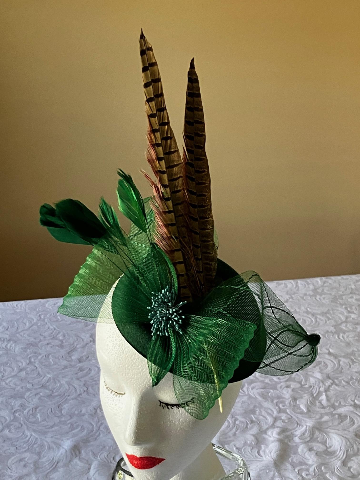 Christine A. Moore Design Wedding Church Kentucky Derby Royal Ascot Fascinator Winter Races Hat - Etsy main image 3