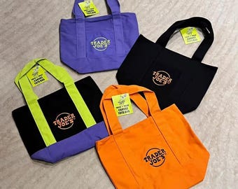 Trader Joe's Mini Canvas Tote Bag
